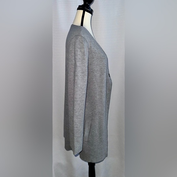 MICHAEL KORS wool blend gray Cardigan size small - Picture 6 of 16